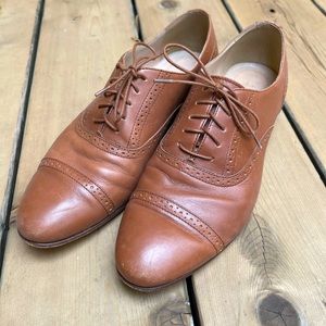 J. Crew Oxford Brogue Flats size 8